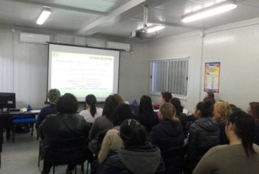 Momento Del Corso Di Formazione Per Lavoratori Realizzato Presso Il Centro Di Formazione Ed Addestramento Lavoratori Parallelo45 In Provincia Di Piacenza