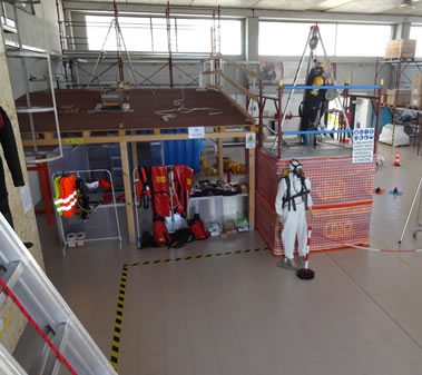 Foto della struttura interna del Centro di formazione ed addestramento lavoratori Parallelo45 in Provincia di Piacenza